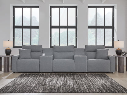 Modmax II - Reclining Sectional - Salt And Pepper
