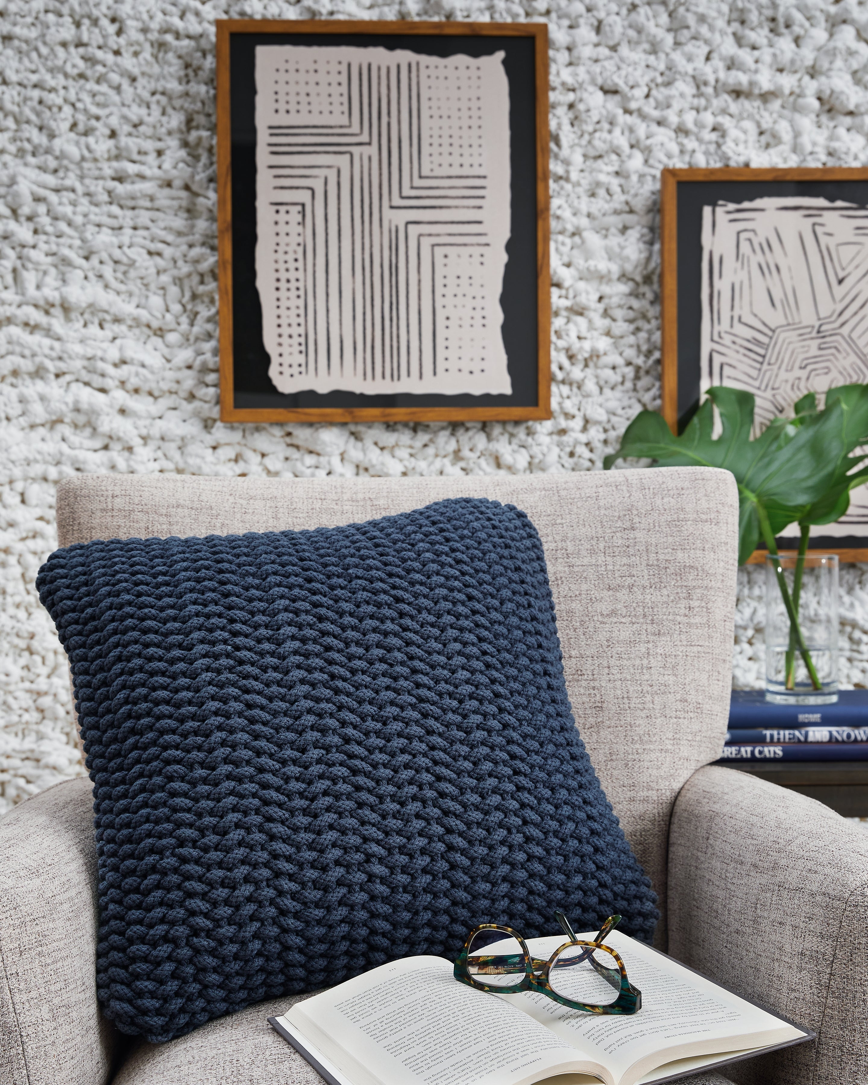 Furniture City Laplace - Ashley Furniture - Renemore Pillows - Pillow (4/CS) / Blue - A1000473