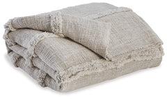 Furniture City Laplace - Ashley Furniture - Samsen Throw (Set of 3) - Throw (3/CS) / Linen - A1000487