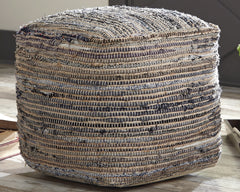 Furniture City Laplace - Ashley Furniture - Absalom Pouf - Pouf / Denim - A1000550