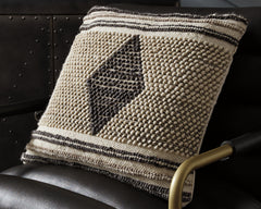 Furniture City Laplace - Ashley Furniture - Ricker Pillows - Pillow (4/CS) / Gray/Cream - A1000804