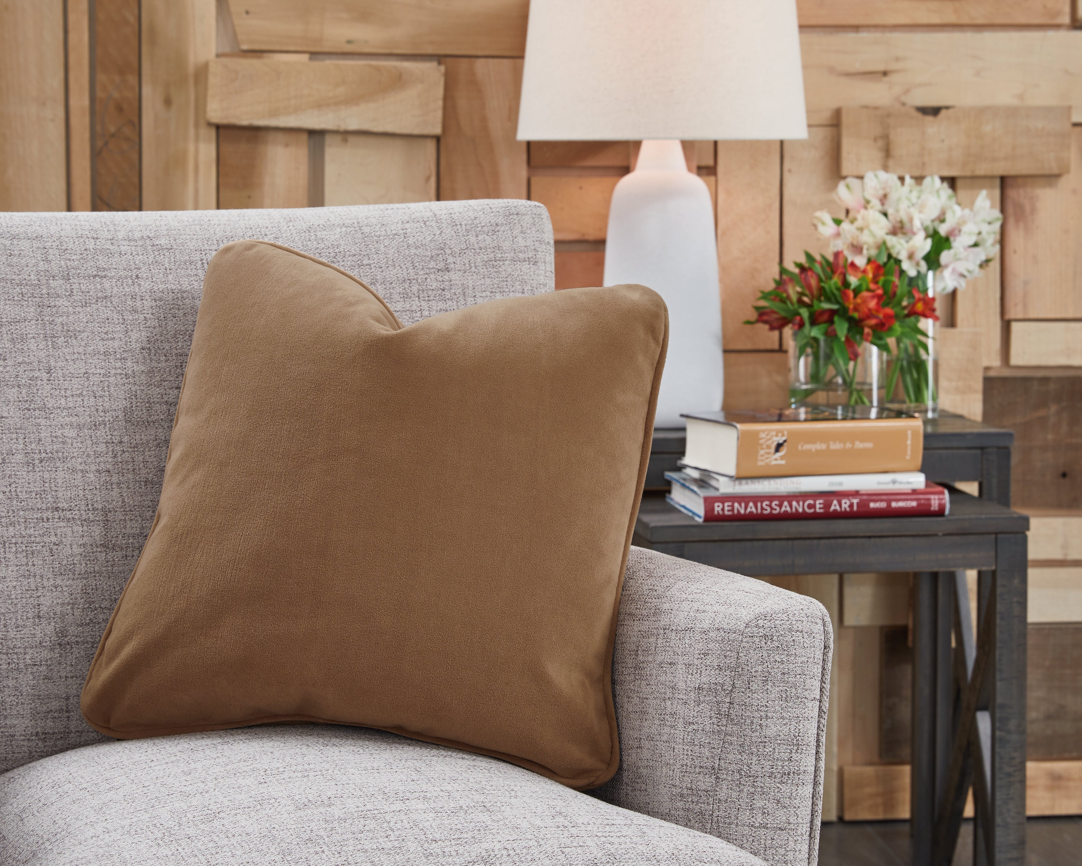 Furniture City Laplace - Ashley Furniture - Caygan Pillows - Pillow (4/CS) / Honey - A1000917