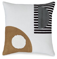 Furniture City Laplace - Ashley Furniture - Longsum Pillows - Pillow (4/CS) / Black/White/Honey - A1000927