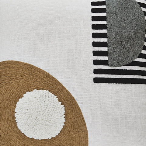 Furniture City Laplace - Ashley Furniture - Longsum Pillows - Pillow (4/CS) / Black/White/Honey - A1000927
