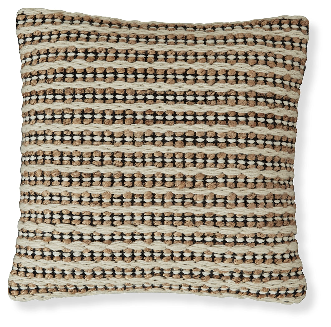 Furniture City Laplace - Ashley Furniture - Nealington Pillows - Pillow (4/CS) / Brown/Black/White - A1000929