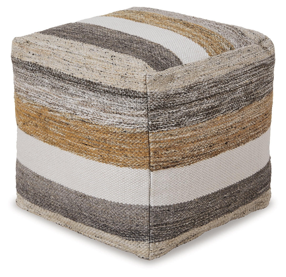 Furniture City Laplace - Ashley Furniture - Josalind Pouf - Pouf / Multi - A1000935