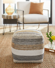 Furniture City Laplace - Ashley Furniture - Josalind Pouf - Pouf / Multi - A1000935