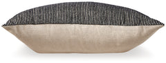 Furniture City Laplace - Ashley Furniture - Edelmont Pillows - Pillow (4/CS) / Black/Linen - A1000962