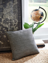 Furniture City Laplace - Ashley Furniture - Edelmont Pillows - Pillow (4/CS) / Black/Linen - A1000962