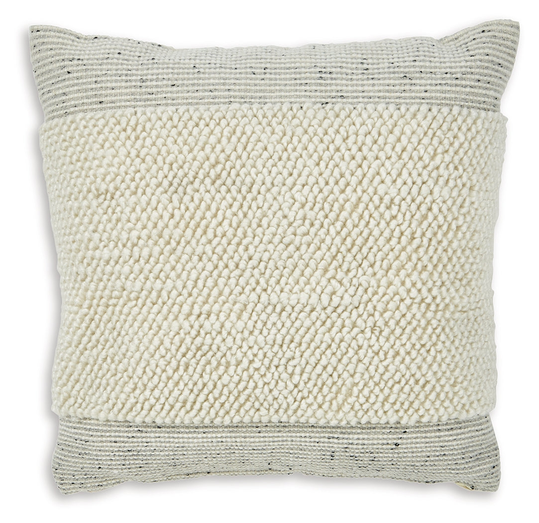 Furniture City Laplace - Ashley Furniture - Rowcher Pillows - Pillow / Gray/White - A1001004P