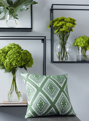 Furniture City Laplace - Ashley Furniture - Bellvale Pillows - Pillow (4/CS) / Green/White - A1001028