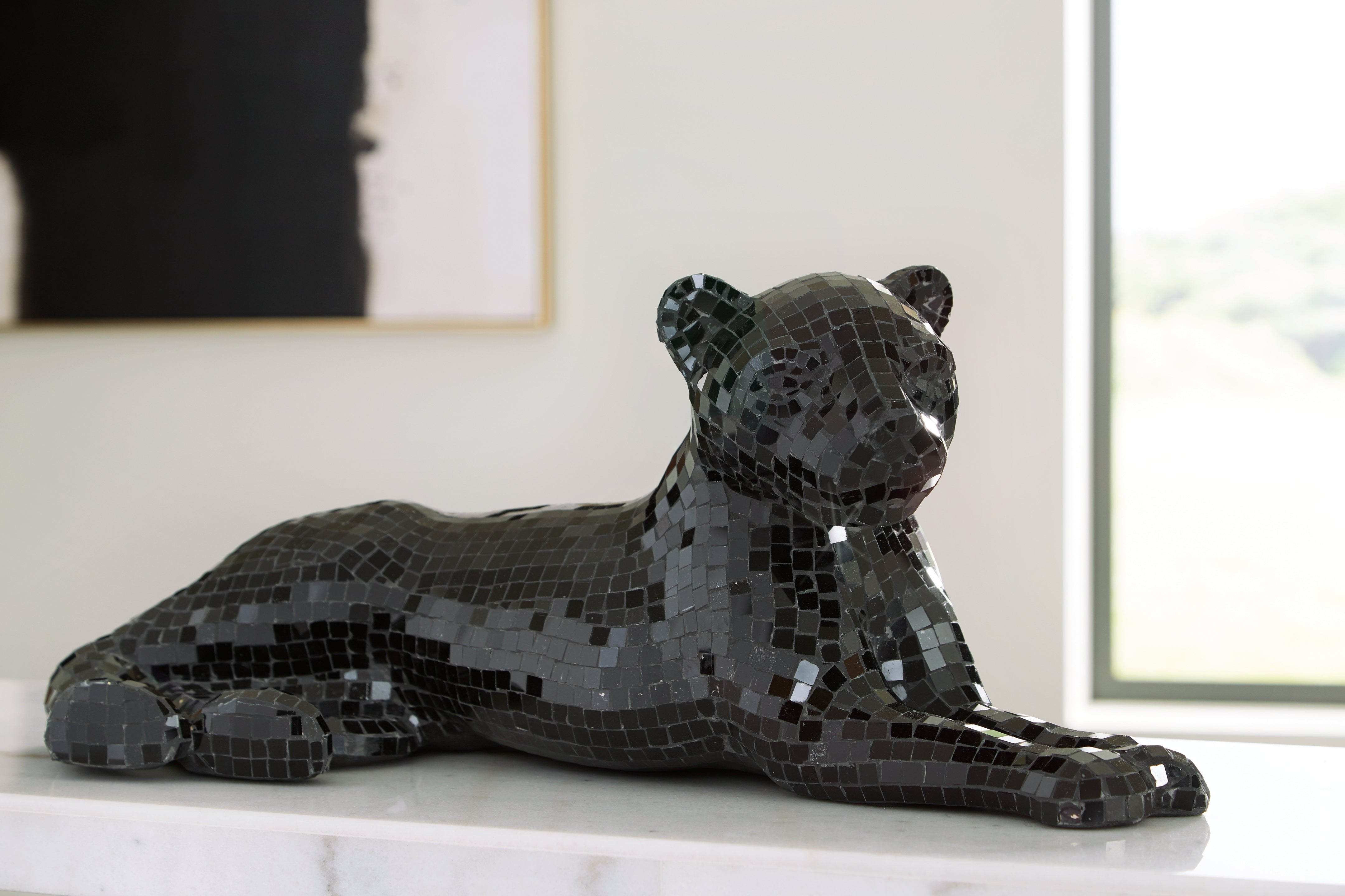 Furniture City Laplace - Ashley Furniture - Drice Panther Sculpture - Sculpture / Black - A2000419
