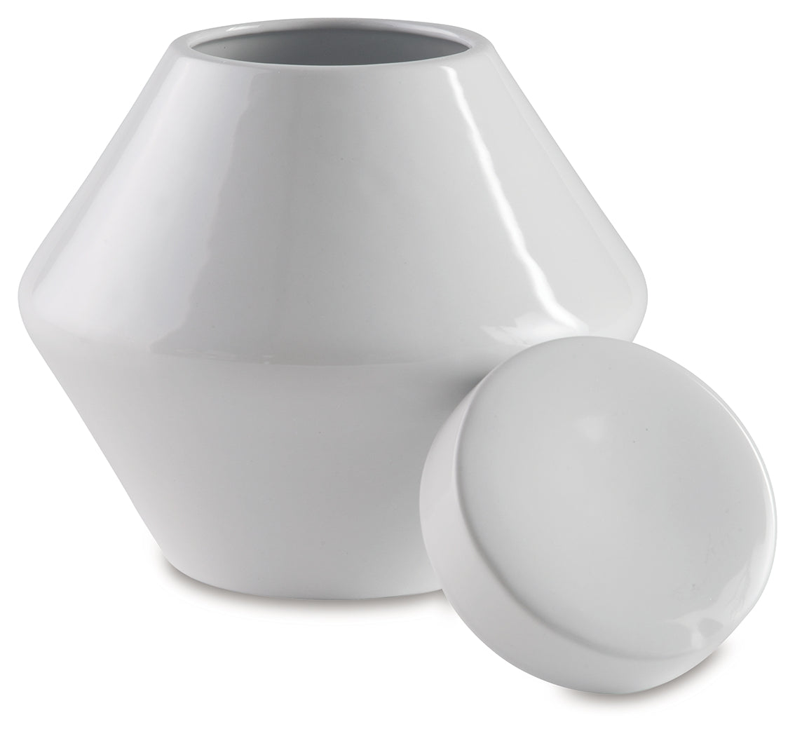 Furniture City Laplace - Ashley Furniture - Domina Jar (Set of 2) - Jar (2/CS) / White - A2000485