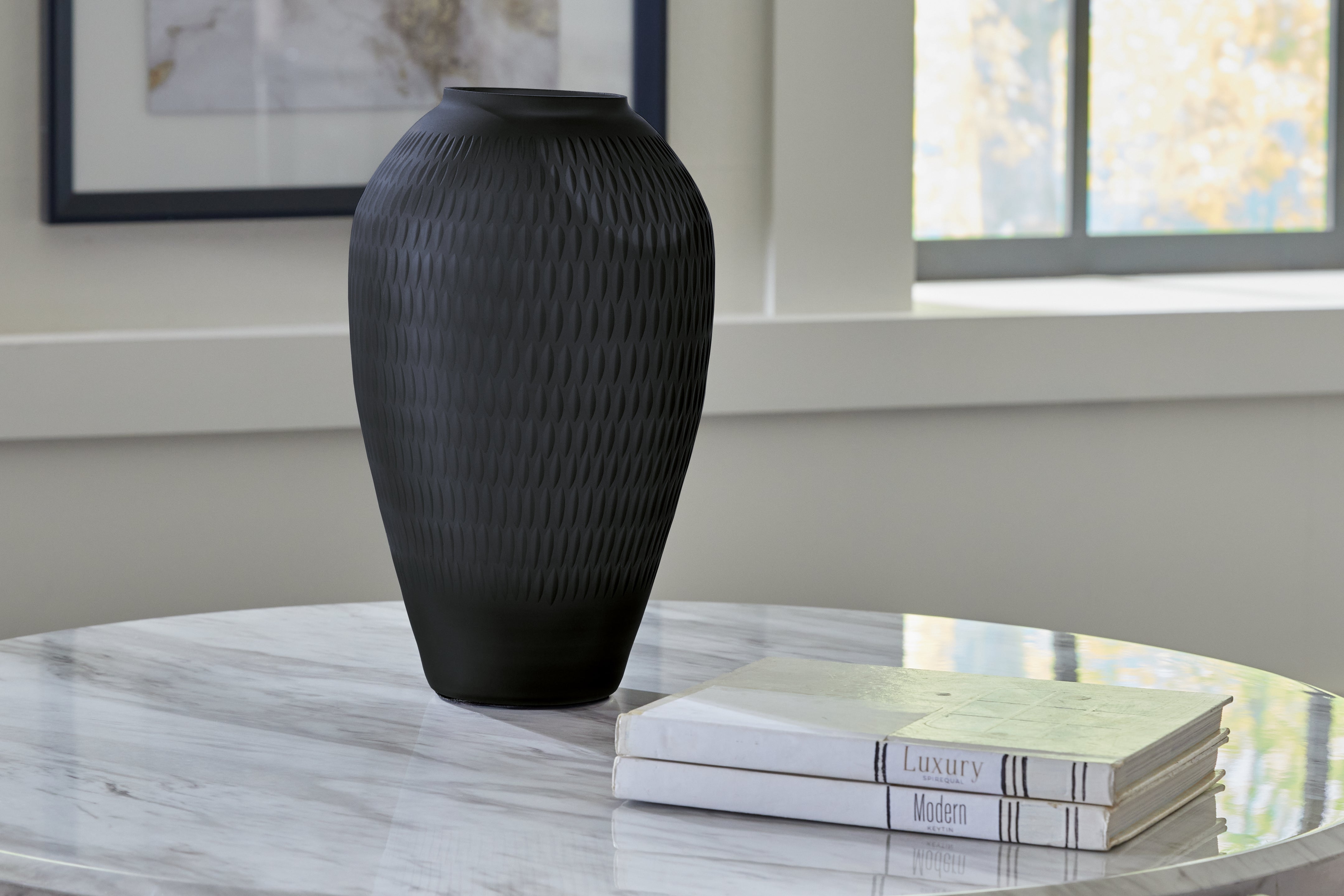 Furniture City Laplace - Ashley Furniture - Etney Vase - Vase / Slate - A2000510