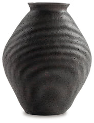 Furniture City Laplace - Ashley Furniture - Hannela Vase - Vase / Antique Brown - A2000511