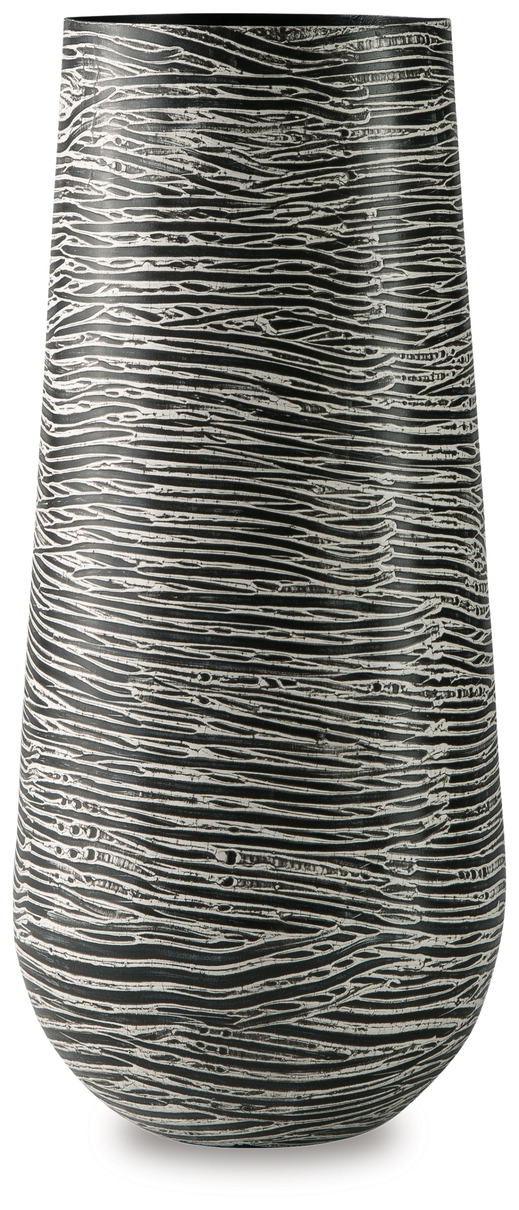 Furniture City Laplace - Ashley Furniture - Fynn Vase - Vase / Antique Gray - A2000515