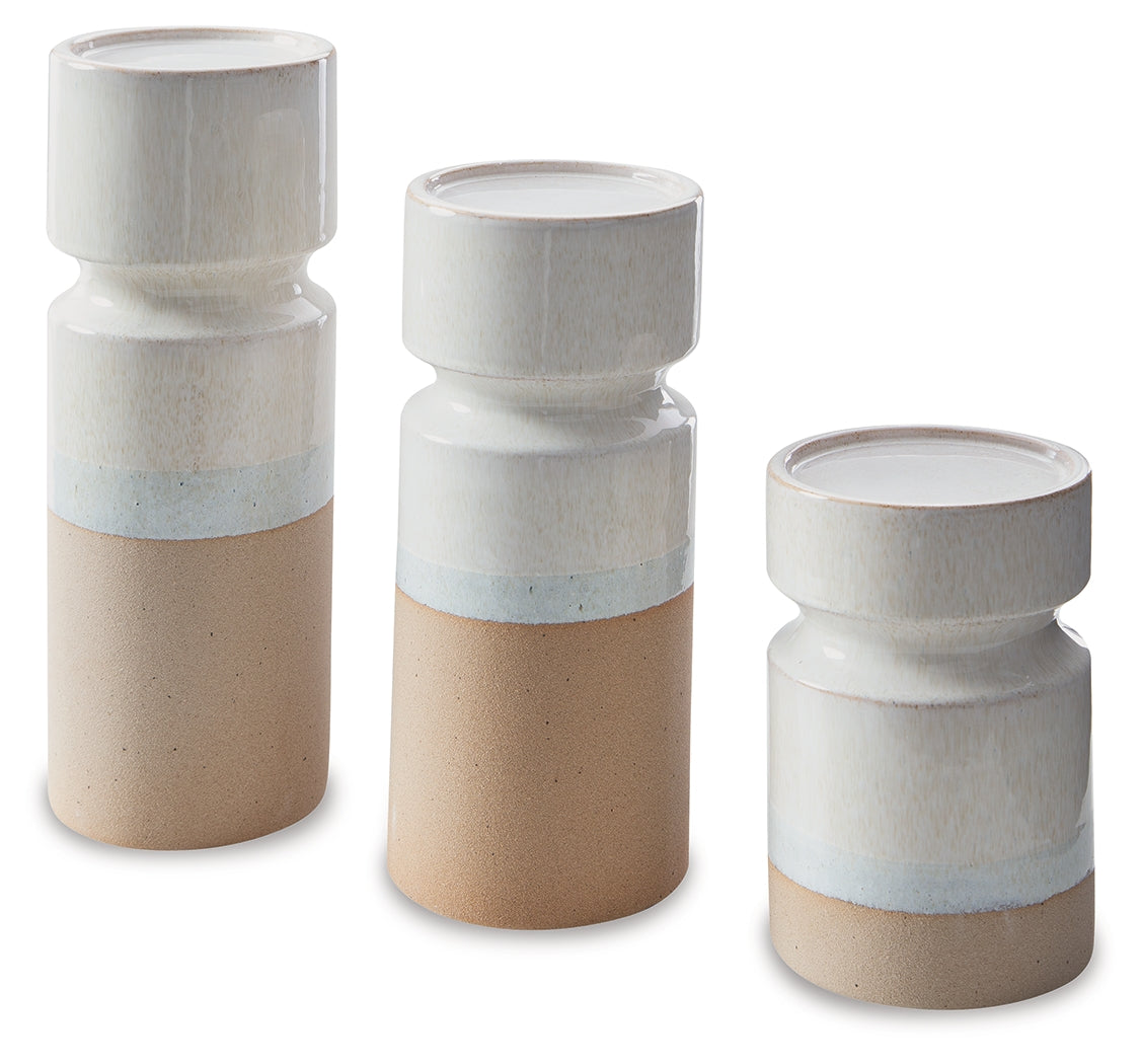 Furniture City Laplace - Ashley Furniture - Hurston Candle Holder - Candle Holder Set (3/CN) - A2000583