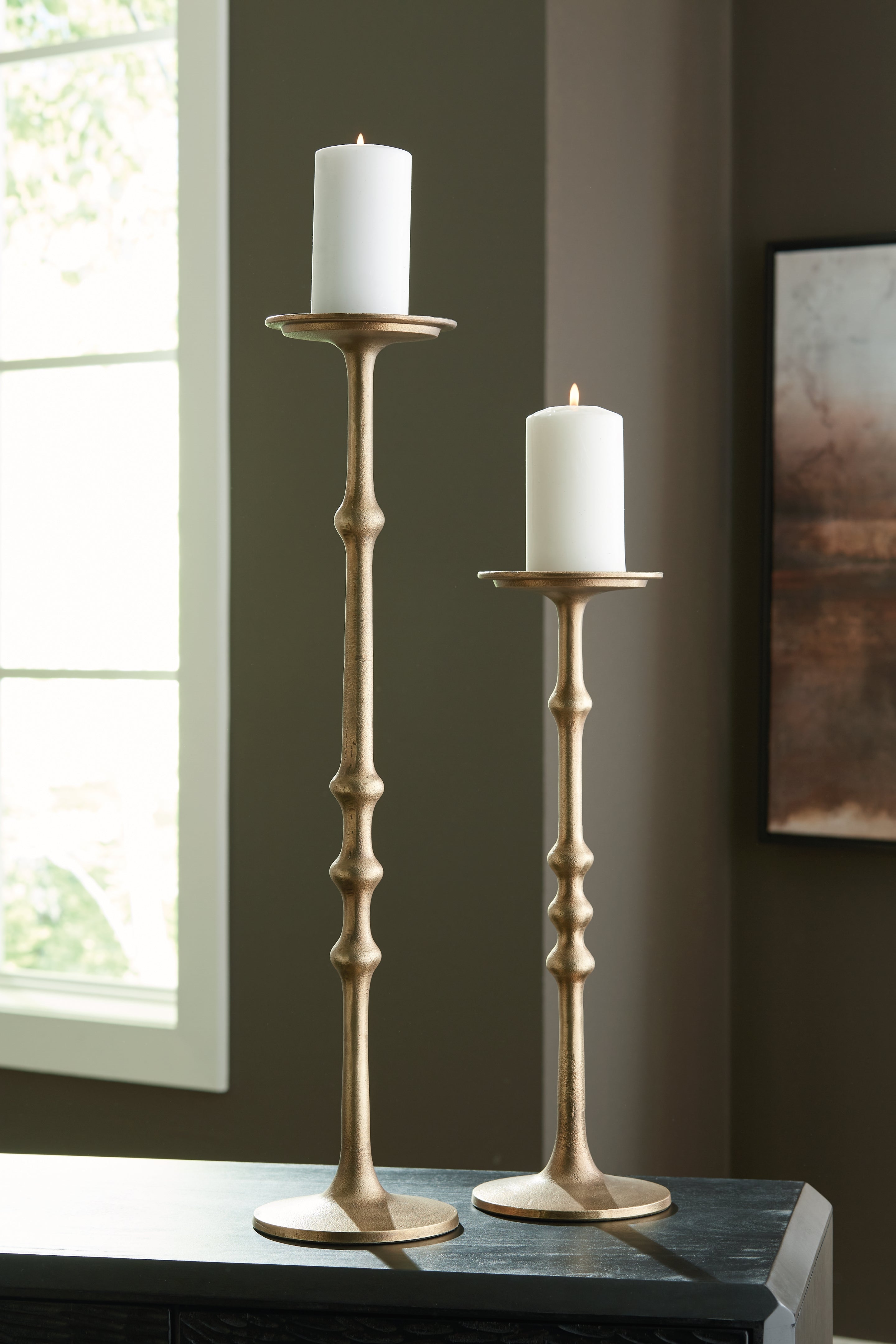 Furniture City Laplace - Ashley Furniture - Larwick Candle Holder - Candle Holder Set (Set of 2) - A2000683