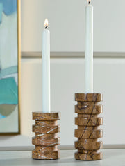 Furniture City Laplace - Ashley Furniture - Emsleyfield Candle Holder - Candle Holder Set (Set of 2) - A2000735
