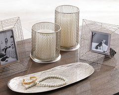 Furniture City Laplace - Ashley Furniture - Dympna Accessory Set (Set of 5) - Accessory Set (5/CN) / Silver Finish - A2C00115