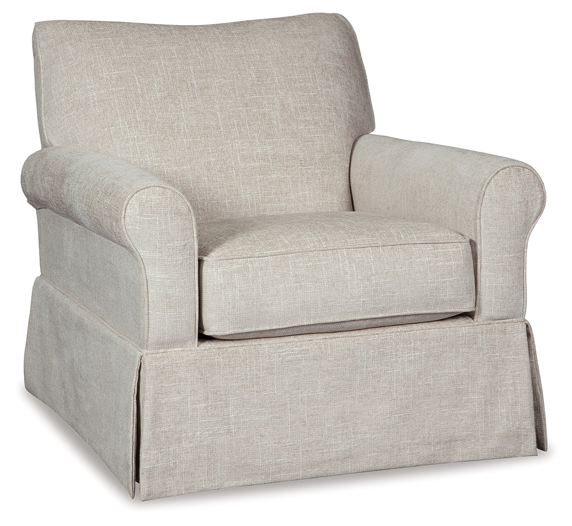 Furniture City Laplace - Ashley Furniture - Searcy Accent Chair - Swivel Glider Accent Chair / Quartz - A3000006
