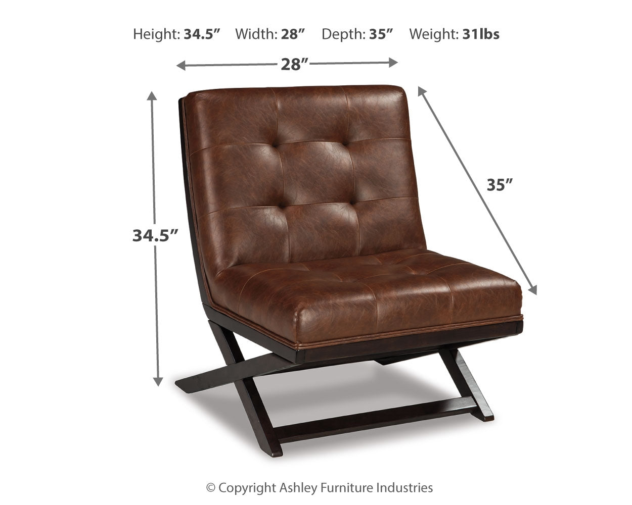 Furniture City Laplace - Ashley Furniture - Sidewinder Accent Chair - Accent Chair - A3000031