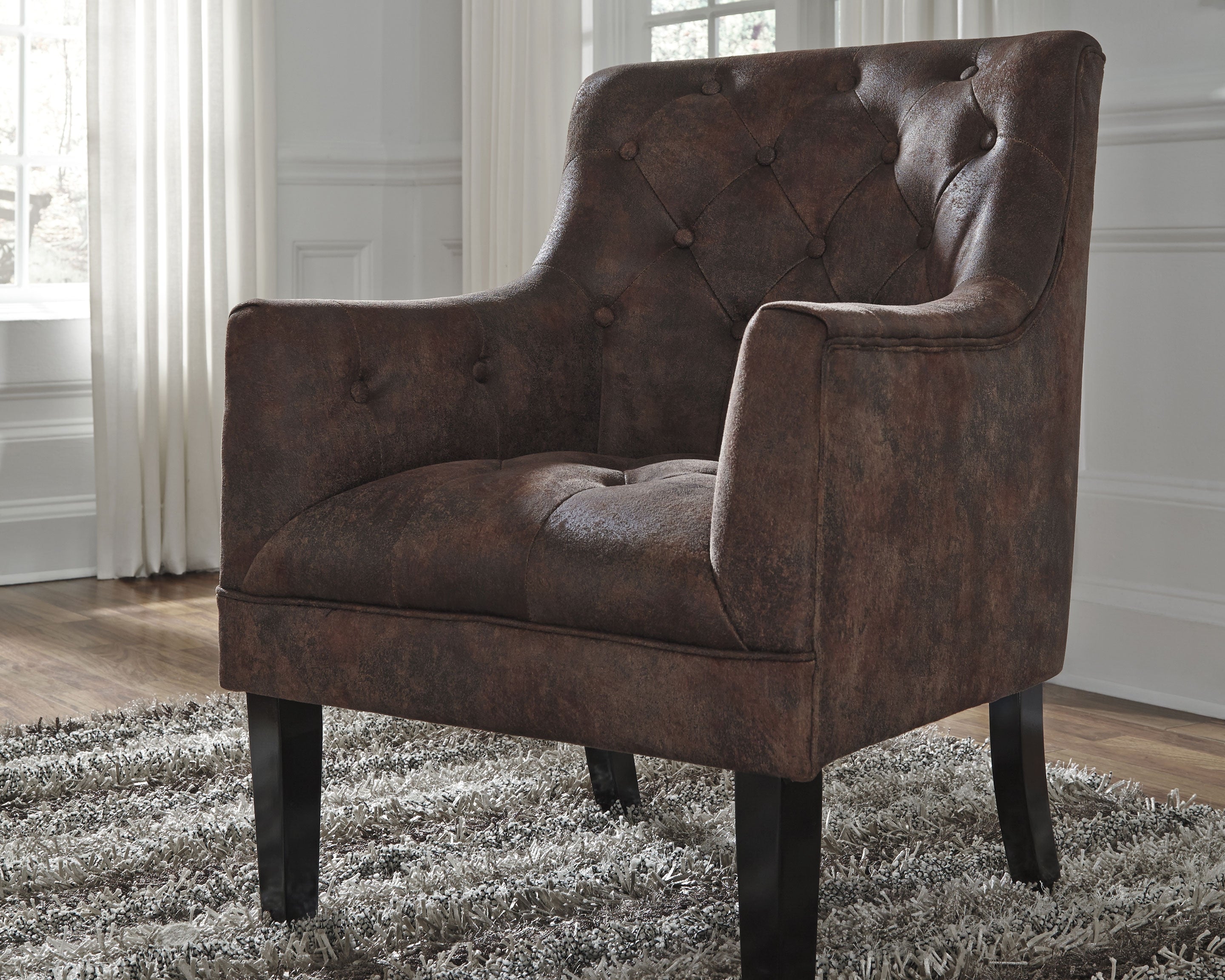 Furniture City Laplace - Ashley Furniture - Drakelle Accent Chair - Accent Chair / Mahogany - A3000051
