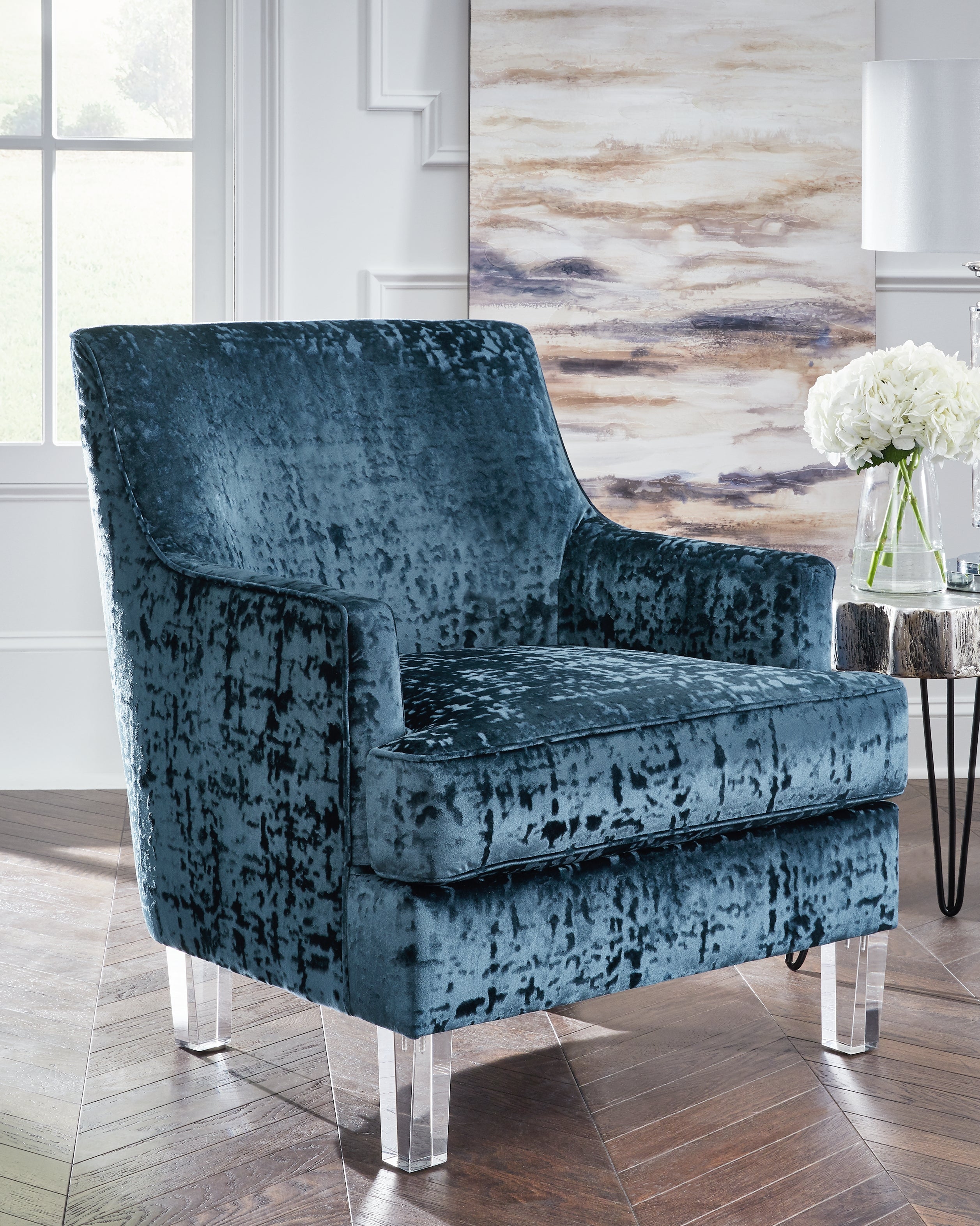 Furniture City Laplace - Ashley Furniture - Gloriann Accent Chair - Accent Chair / Charcoal - A3000106