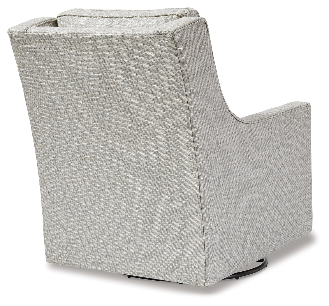 Furniture City Laplace - Ashley Furniture - Kambria Swivel Glider Accent Chair - Swivel Glider Accent Chair / Frost - A3000206