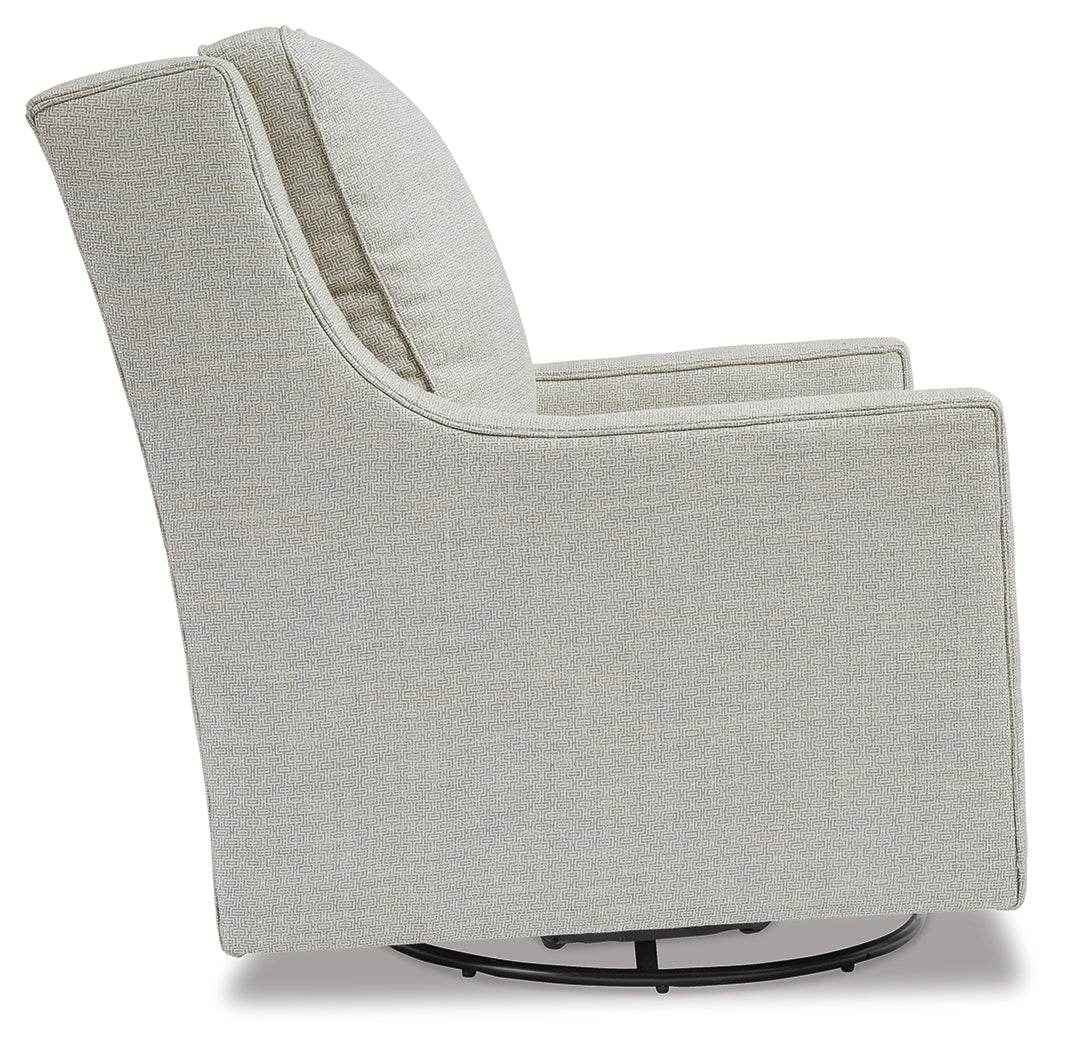 Furniture City Laplace - Ashley Furniture - Kambria Swivel Glider Accent Chair - Swivel Glider Accent Chair / Frost - A3000206