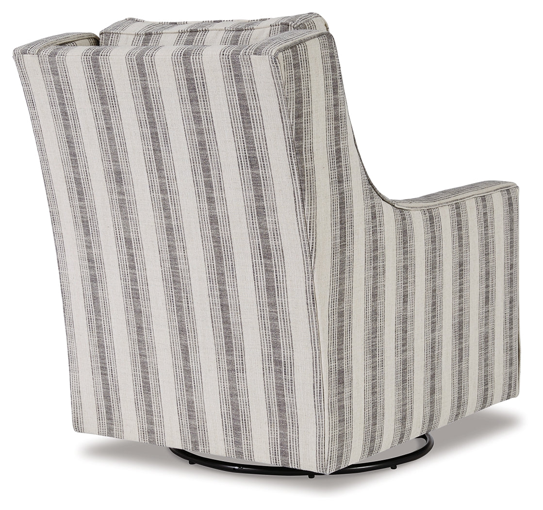 Furniture City Laplace - Ashley Furniture - Kambria Swivel Glider Accent Chair - Swivel Glider Accent Chair / Fog - A3000265