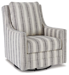 Furniture City Laplace - Ashley Furniture - Kambria Swivel Glider Accent Chair - Swivel Glider Accent Chair / Fog - A3000265