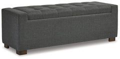 Furniture City Laplace - Ashley Furniture - Cortwell Storage Bench - Storage Bench / Gray / 54"W x 18"D x 18"H - A3000224