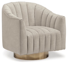 Furniture City Laplace - Ashley Furniture - Penzlin Accent Chair - Swivel Accent Chair / Pearl - A3000241