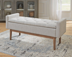 Furniture City Laplace - Ashley Furniture - Briarson Storage Bench - Storage Bench / Beige/Brown / 50"W x 18"D x 22"H - A3000247