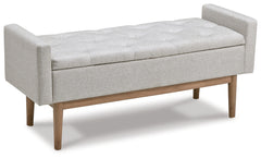 Furniture City Laplace - Ashley Furniture - Briarson Storage Bench - Storage Bench / Beige/Brown / 50"W x 18"D x 22"H - A3000247