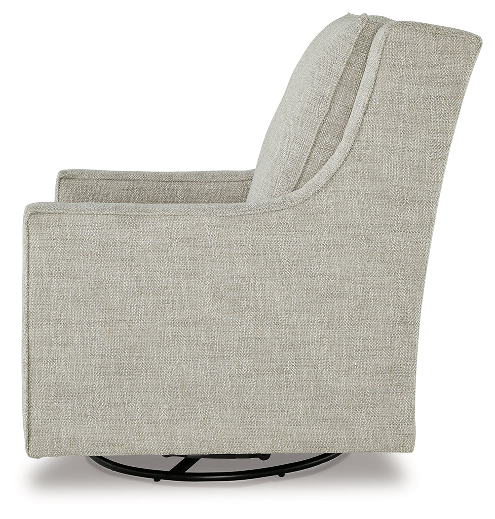 Furniture City Laplace - Ashley Furniture - Kambria Swivel Glider Accent Chair - Swivel Glider Accent Chair / Fog - A3000265