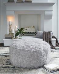 Furniture City Laplace - Ashley Furniture - GaliceLiving Room - Oversized Accent Ottoman / White - A3000334