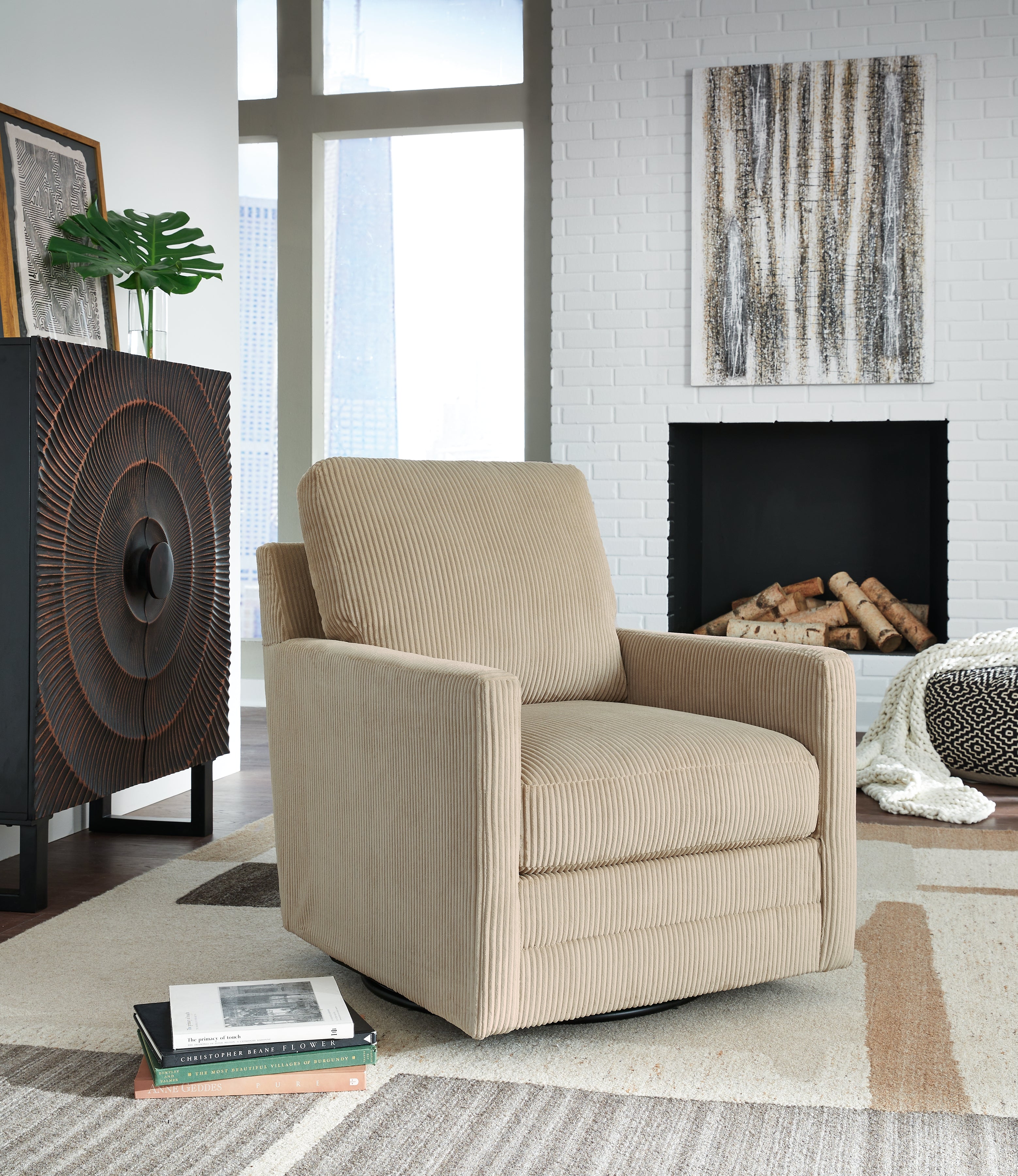 Furniture City Laplace - Ashley Furniture - Icaman Swivel Accent Chair - Swivel Accent Chair - A3000728