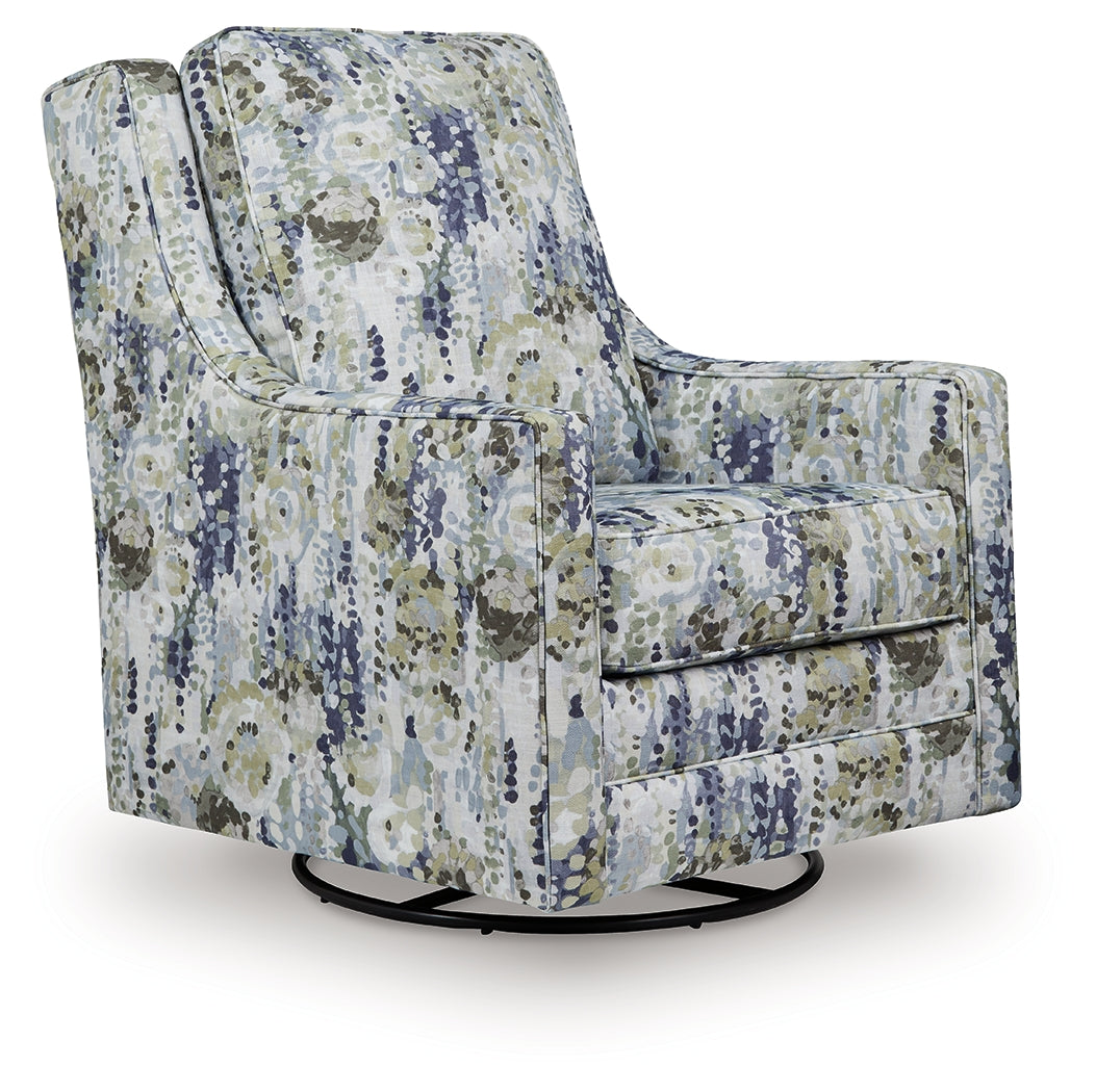 Furniture City Laplace - Ashley Furniture - Dustinford Swivel Glider Accent Chair - Swivel Glider Accent Chair / Multi - A3000732