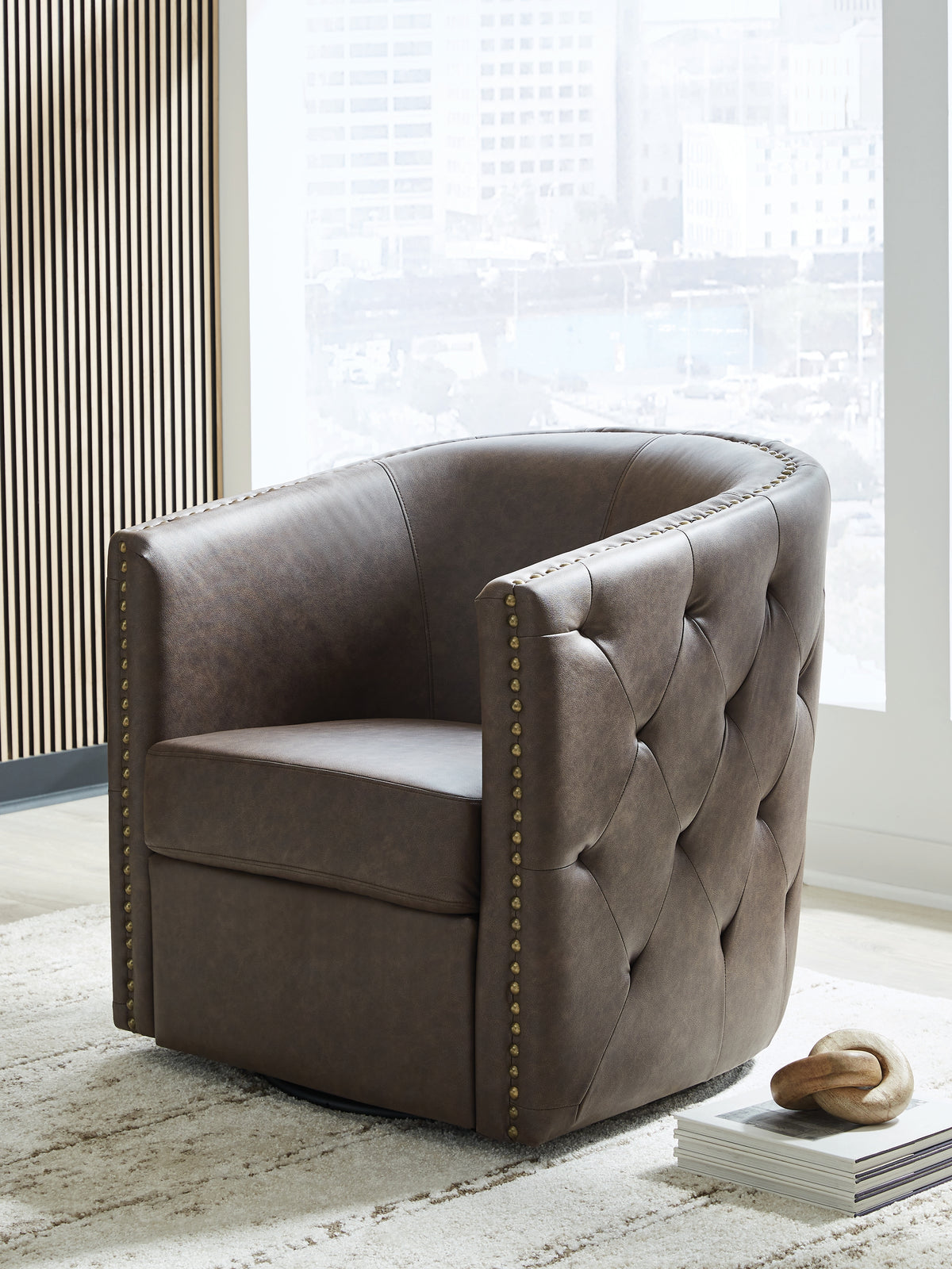 Furniture City Laplace - Ashley Furniture - Brentlow Swivel Accent Chair - Swivel Accent Chair - A3000741