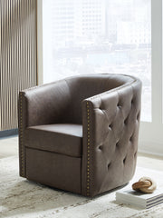 Furniture City Laplace - Ashley Furniture - Brentlow Swivel Accent Chair - Swivel Accent Chair - A3000741