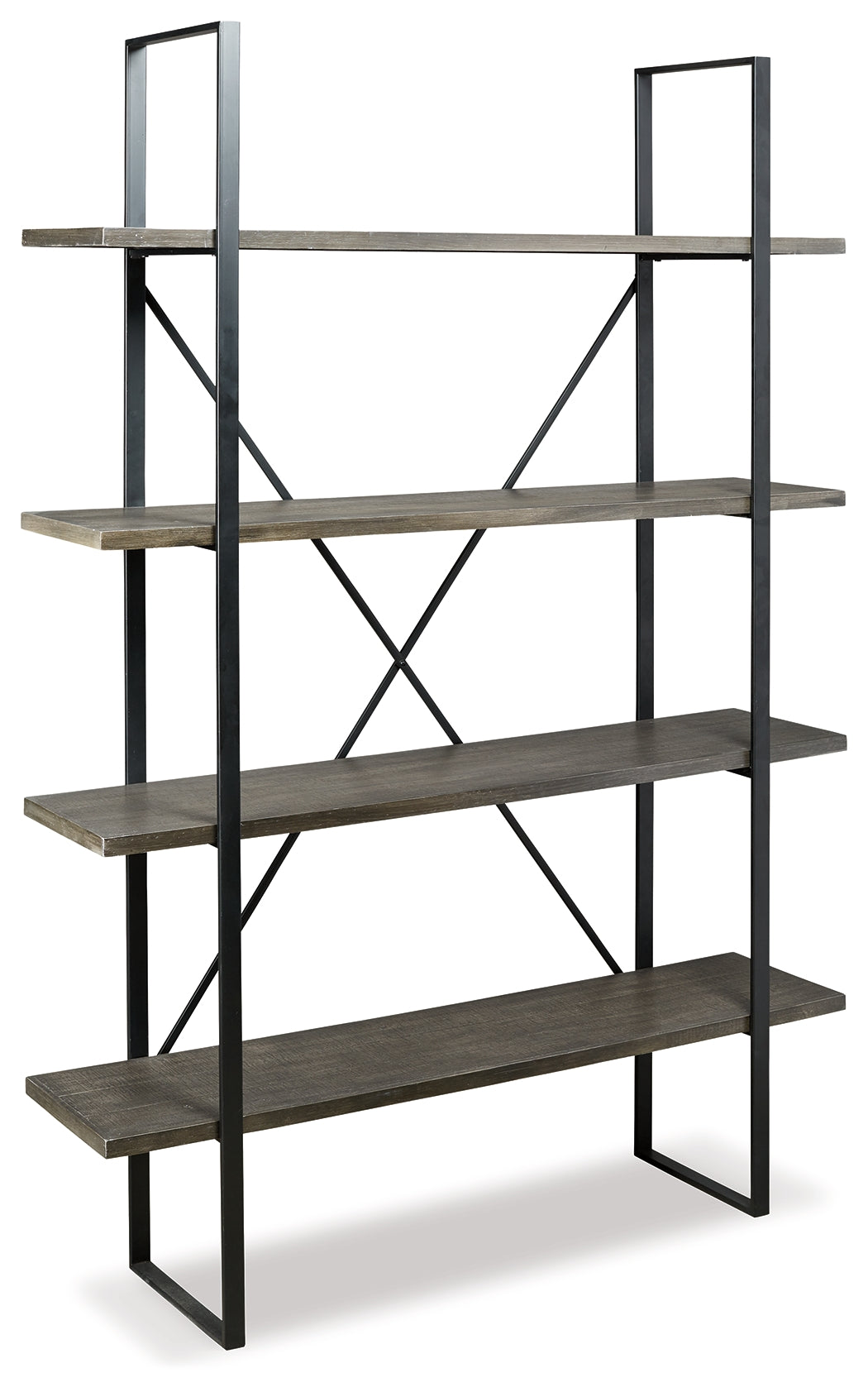 Furniture City Laplace - Ashley Furniture - Gilesgrove Bookcase - Bookcase / Black/Gray - A4000017