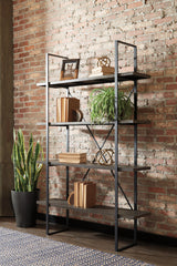 Furniture City Laplace - Ashley Furniture - Gilesgrove Bookcase - Bookcase / Black/Gray - A4000017