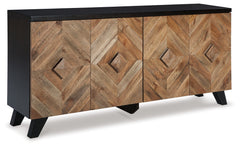 Furniture City Laplace - Ashley Furniture - Robin Ridge Accent Cabinet - Accent Cabinet / Two-tone Brown - A4000031