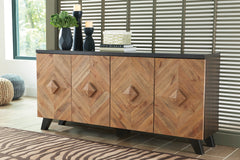 Furniture City Laplace - Ashley Furniture - Robin Ridge Accent Cabinet - Accent Cabinet / Two-tone Brown - A4000031