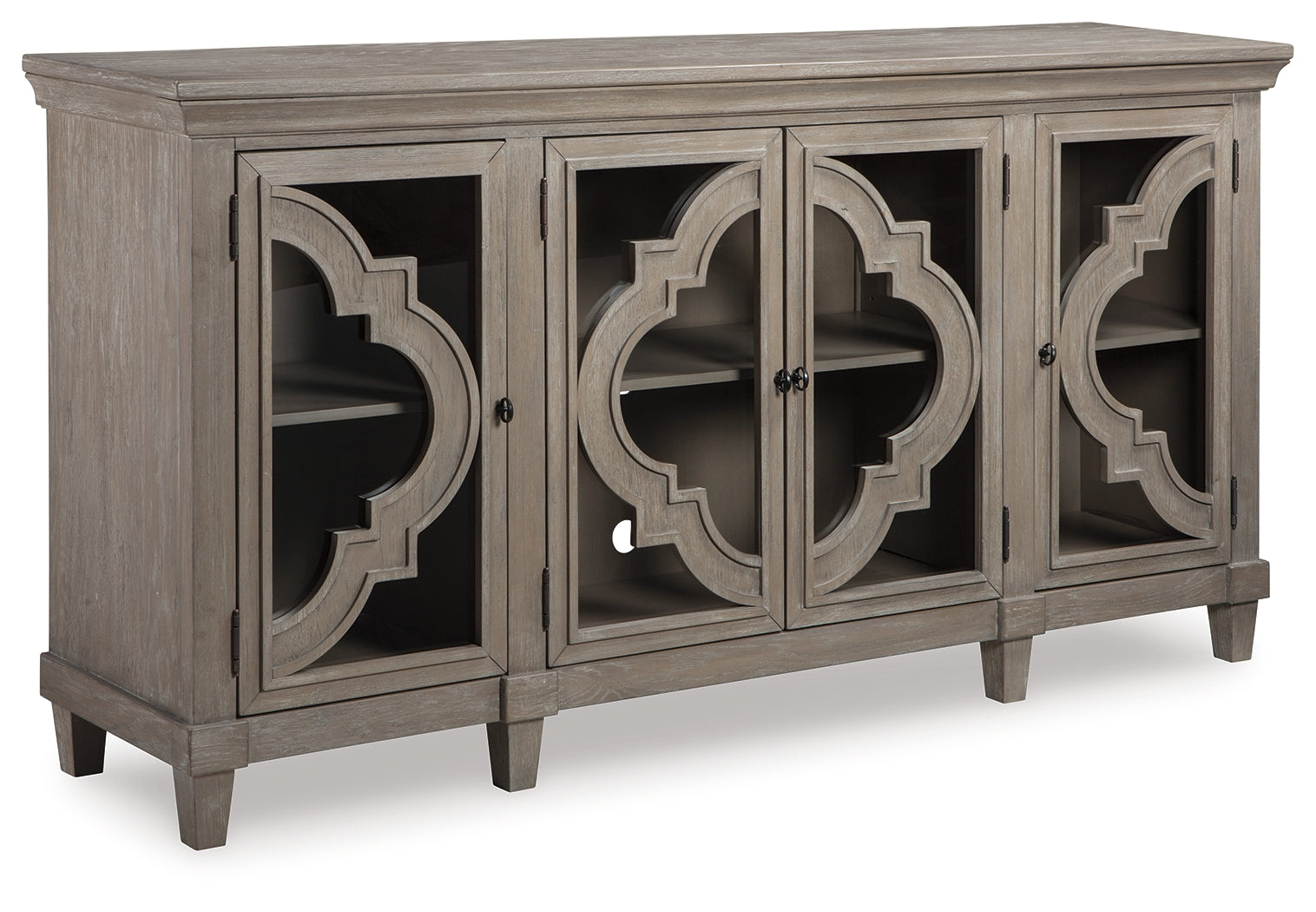 Furniture City Laplace - Ashley Furniture - Fossil Ridge Accent Cabinet - Accent Cabinet / Gray - A4000037