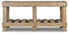 Furniture City Laplace - Ashley Furniture - Susandeer Sofa/Console Table - Console Sofa Table / Brown - A4000219