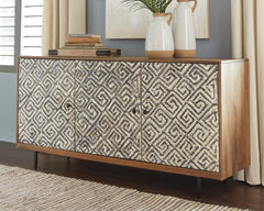 Furniture City Laplace - Ashley Furniture - Kerrings Accent Cabinet - Accent Cabinet / Brown/Black/White - A4000258