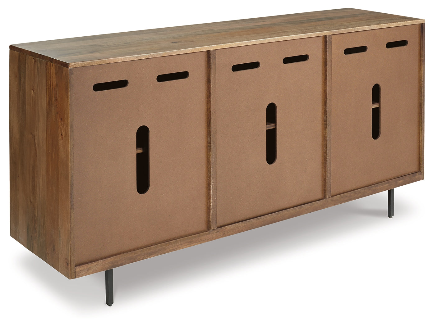 Furniture City Laplace - Ashley Furniture - Kerrings Accent Cabinet - Accent Cabinet / Brown/Black/White - A4000258